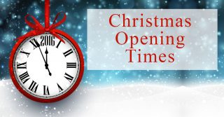 Christmas + New Year Opening Hours
