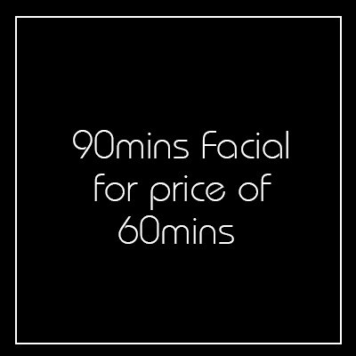 90 minutes Comfort Zone Customised Facial for the price of 1 Hour - Church Street
