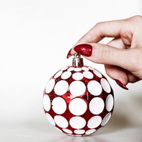 SH Christmas nails glitter ball SH Christmas nails glitter ball