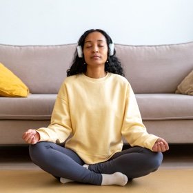 SH Health woman meditate