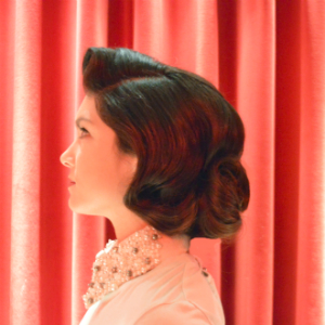 Preparing for our 1950s Shoot