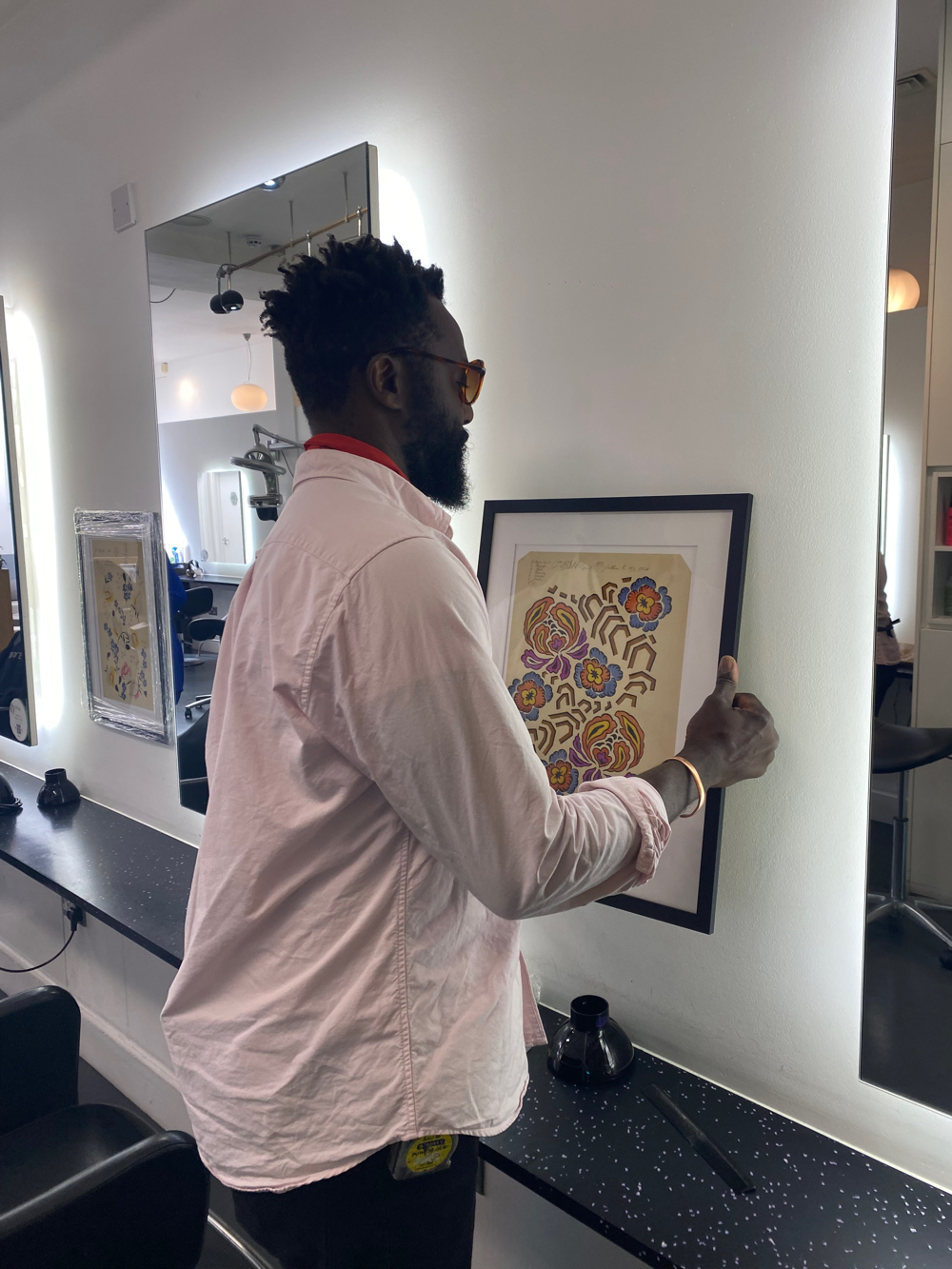 SG Artwork hanging