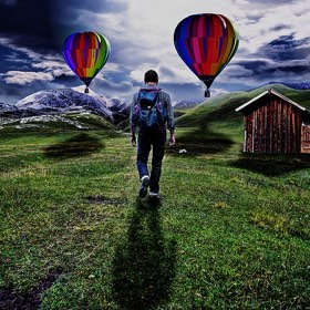SH Health Man Hot air balloons