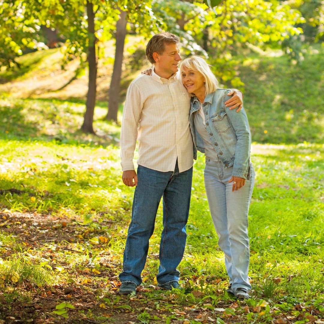 SG Health couple in park SG Health couple in park