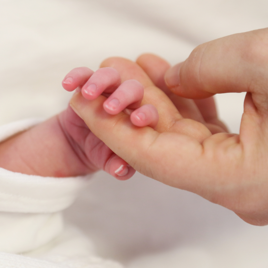SG Health Baby + Mum hands