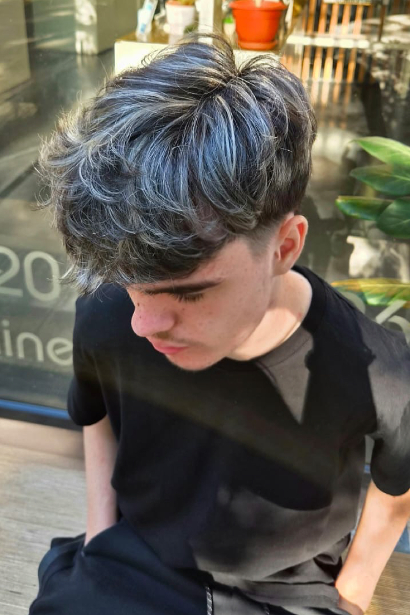 SG Hair Short blue cut SG Hair Short blue cut